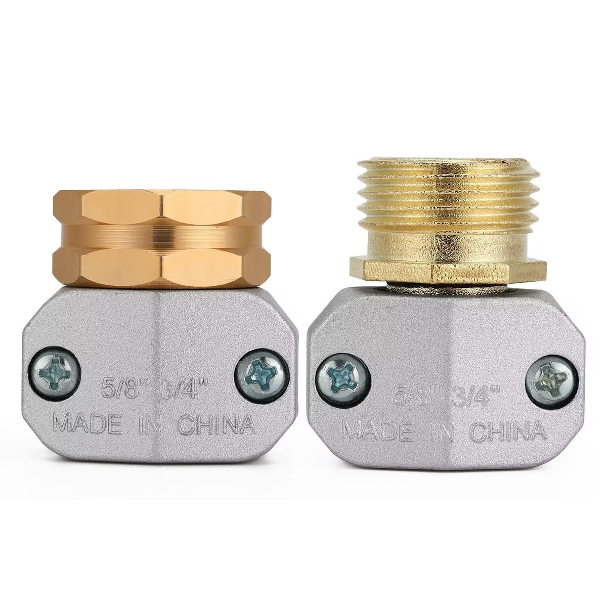 Oversized Metal 1 Set Hose End Mender Kit Male and Female - Image 1