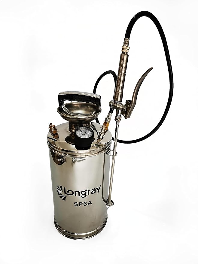 Stainless Steel Hand-Pumped Sprayer (1.5-Gallon)