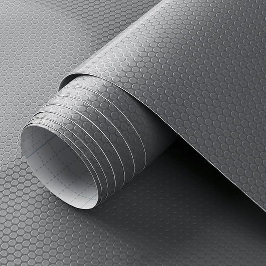 WochiTV Adhesive Shelf Liner 30 X 120 Inches Peel and Stick Kitchen Liner for Cabinets, Drawers Removable Protector Mat Waterproof Contact Covering for Dresser Pantry Countertops Shelves, Gray