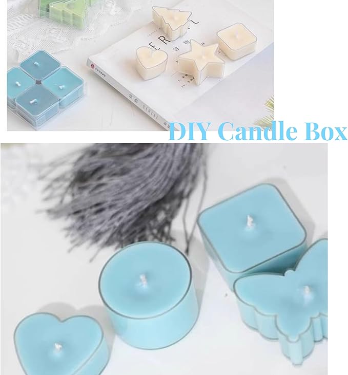 KissYou Small Acrylic Box Clear Display Box with Lid Candy Storage Organize Container Wedding Party Gift Boxes