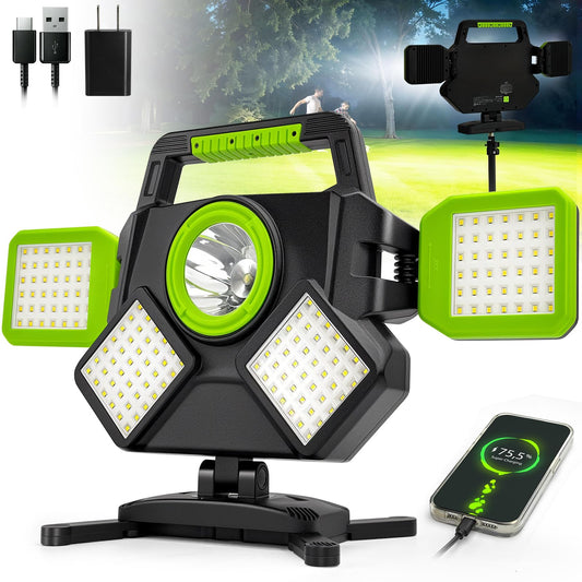 55W Rechargeable Work Light, 5000LM Magnetic Work Light - Image 1
