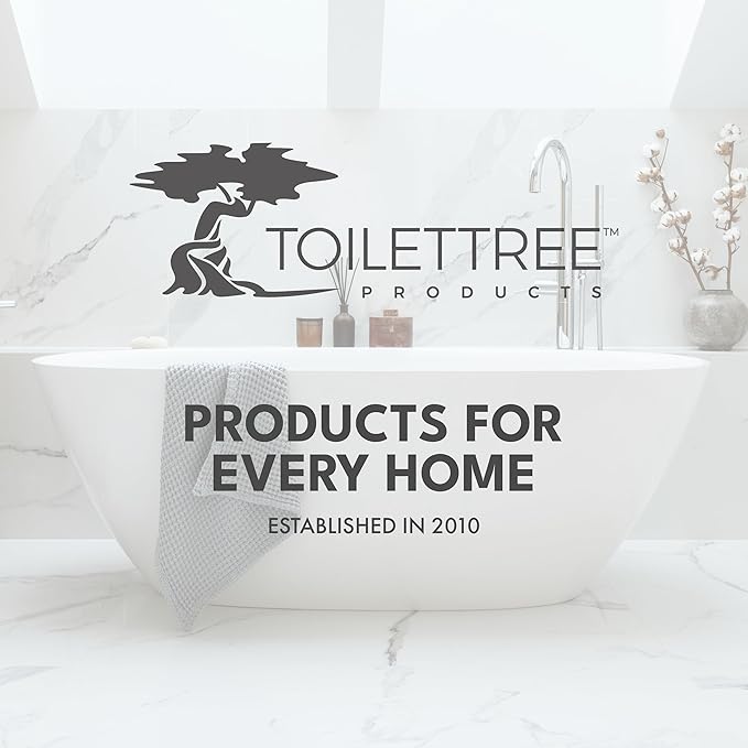 ToiletTree Products Modern Deluxe Freestanding Toilet Brush and Plunger Combo - 5.5" x 9.5" x 18.5" (2 Pack)