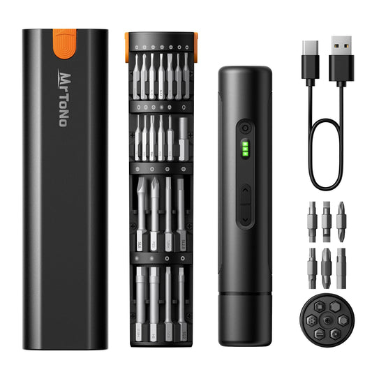MrToNo Electric Screwdriver Set, Power Screwdriver with 33 - Image 1