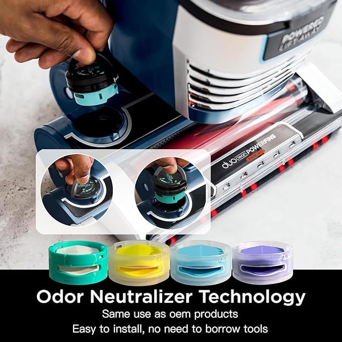 Replacement Odor Neutralizer Cartridge for Shark Vacuum & Air Pur-ifier, Compatible with AZ3000 AZ3002 ZD550 IZ862H HP301 HP302, Shark Vacuum Scent Pods & Deodorizer Cartridges