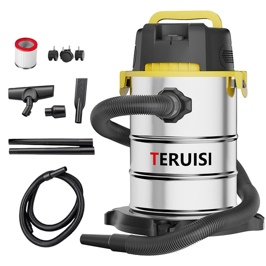5 Gallon Wet Dry Shop Vacuum Cleaner, 4 Peak HP Portable - Image 1