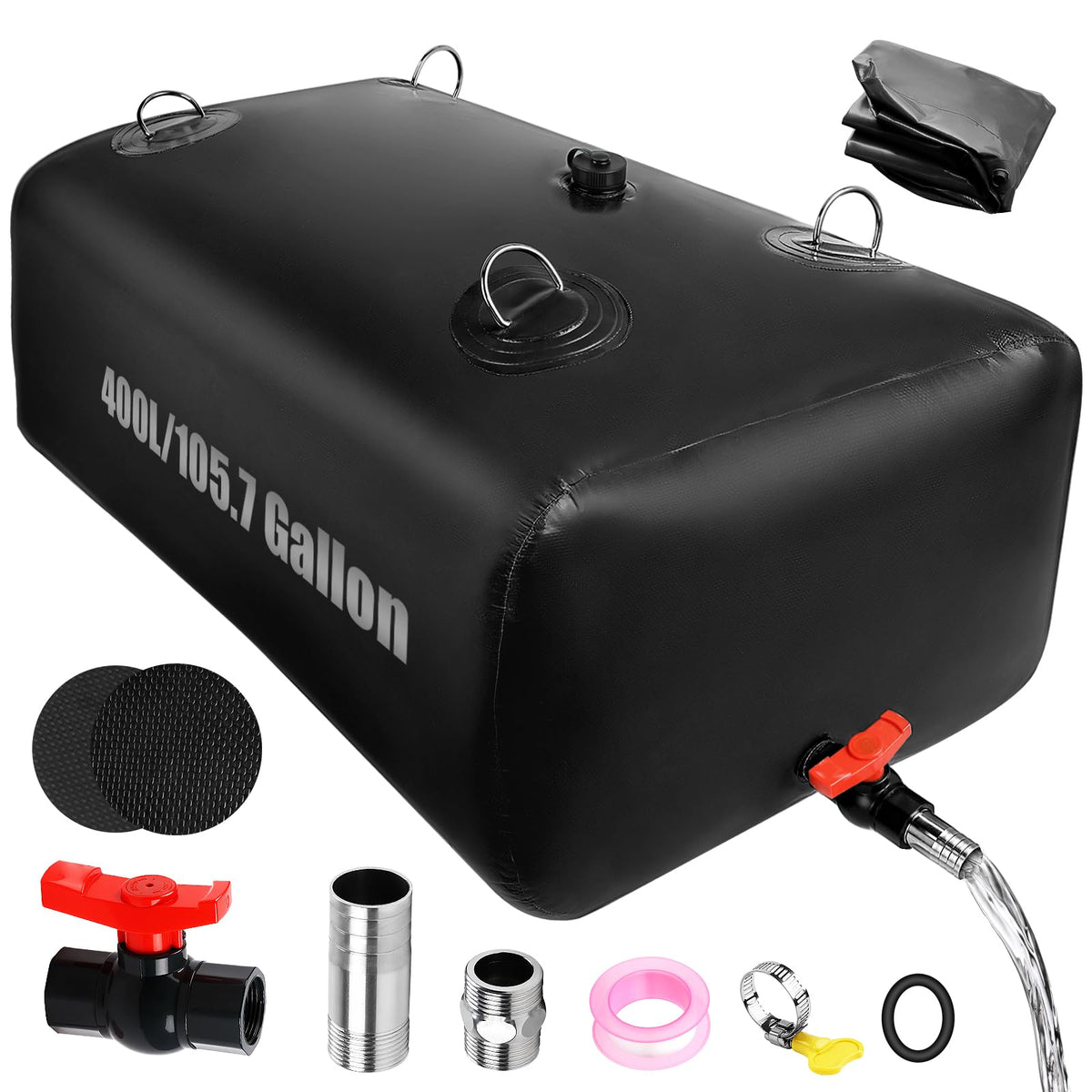 400 L/105.7 Gallon Water Storage Bladder | Travel Essentials - Image 1