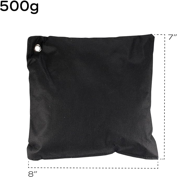 BambooMN Activated Bamboo Charcoal Air Purifier - 500g Black - 2 Bags