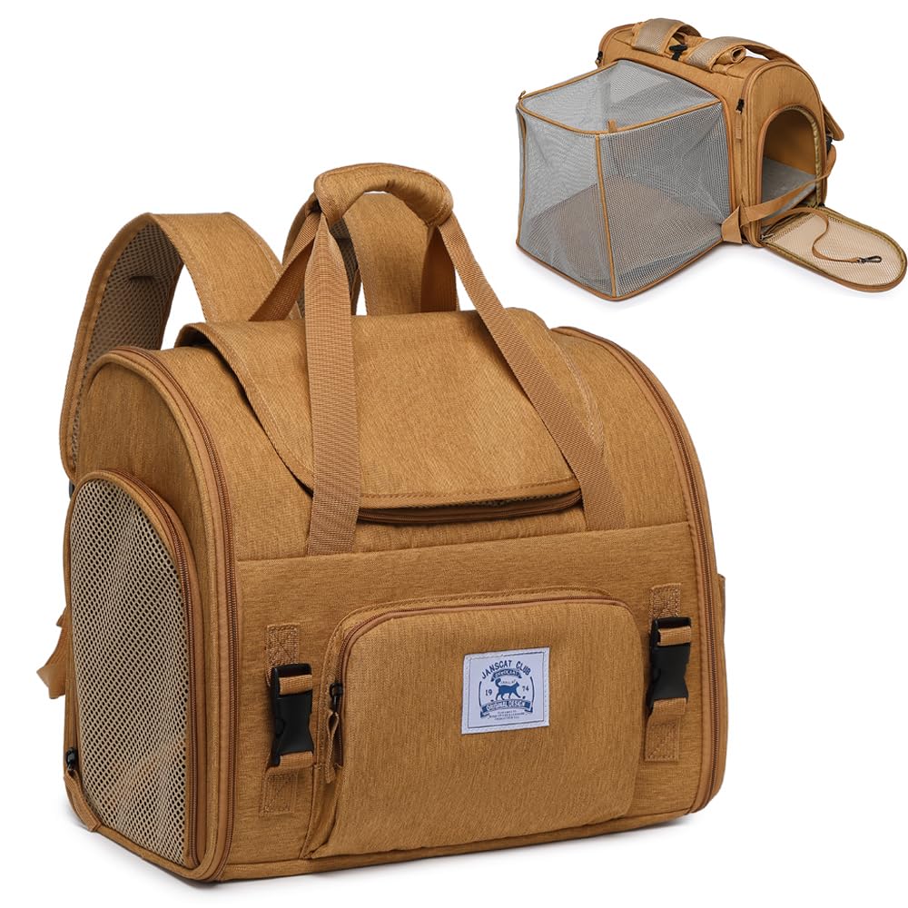 Pet Backpack Carrier for Small Dogs Medium Cats, Puppies - Image 1