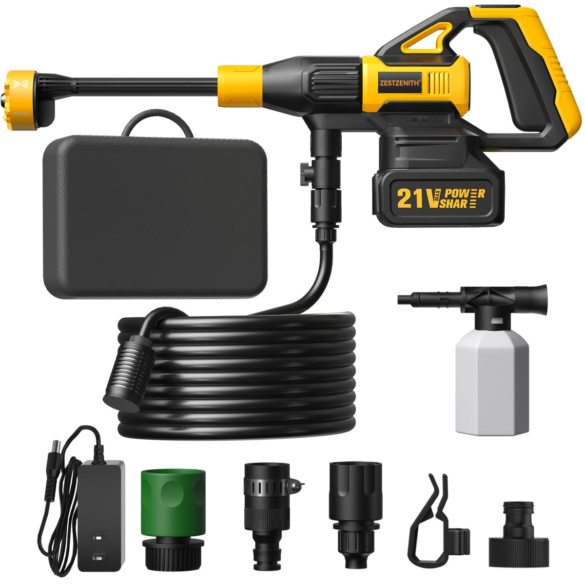Cordless Pressure Washer Battery Powered, Handheld Cordless Power - Image 1