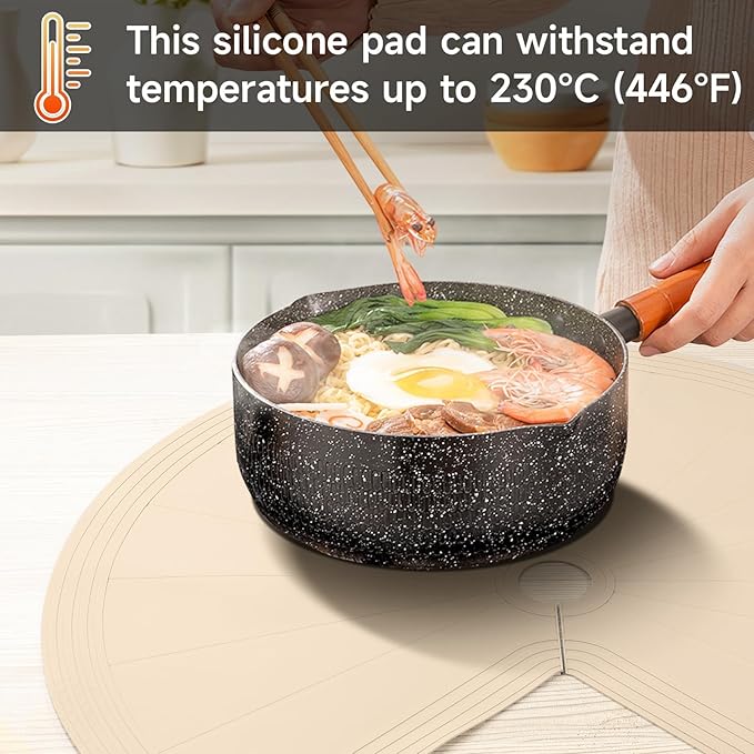 Lazy Susan Turntable Organizer - 28 Inch Rotating Tray for Kitchen Cabinet, Dining Table, Countertop