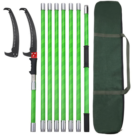 27 Feet Tree Pole Pruner Manual Branches Trimmer Tree - Image 1