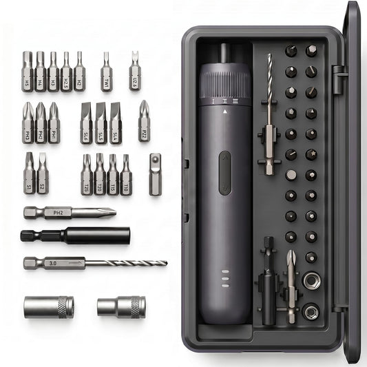 Kartop Electric Screwdriver Kit with 21 Magnetic Bits | Hand Tools - Image 1