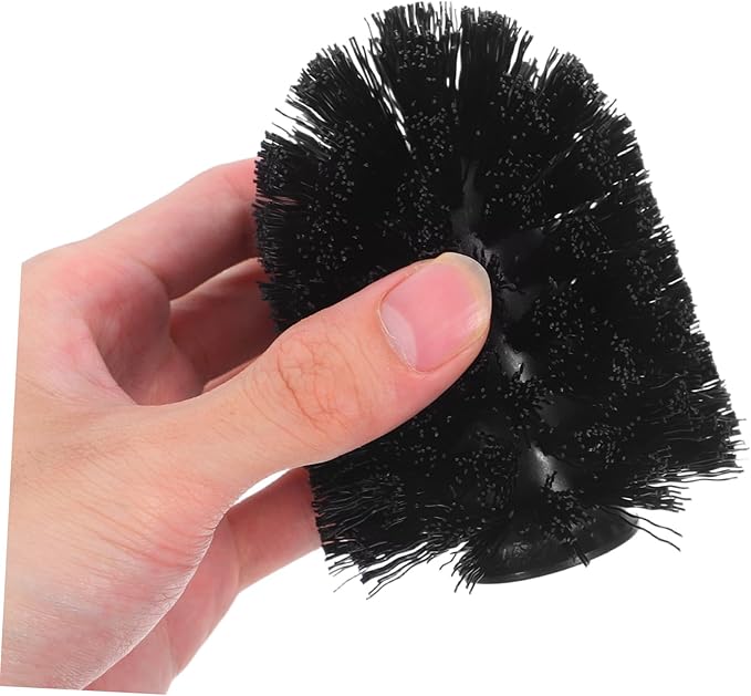 10pcs Heavy Duty Toilet Brush Replacement Heads Fit for Bathroom and Hotel Cleaning Plastic Scrubber Refills Compatible with Handles Easy to Install