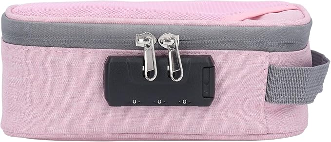 Odor Proof Pouch Organizer, Code Lock Design Smell Proof Container Portable Easy Using for Travel