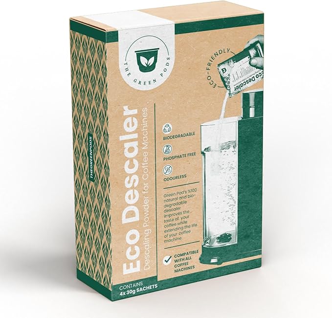 Eco Descaler - Coffee Machine Descaler Compatible With Nespresso, Keurig, Breville, DeLonghi, And All Others - Descaling Powder