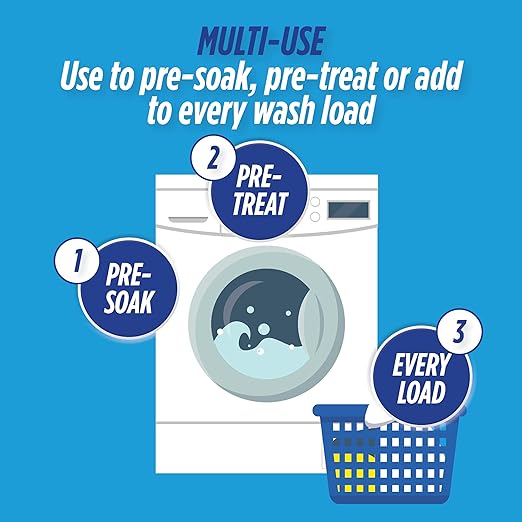 Biz Laundry Detergent Powder Booster, Stain & Odor Removal - 4-Pack, 60 Ounce Boxes
