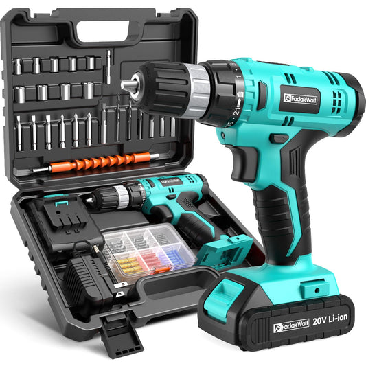 FADAKWALT Cordless Drill Set, 20V Electric Power Drill - Image 1
