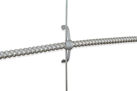 Conduit Cable Support Clip to Ceiling Wire, Threaded Rod & Flanges. Heavy Duty Spring Steel Clip 50 Pack