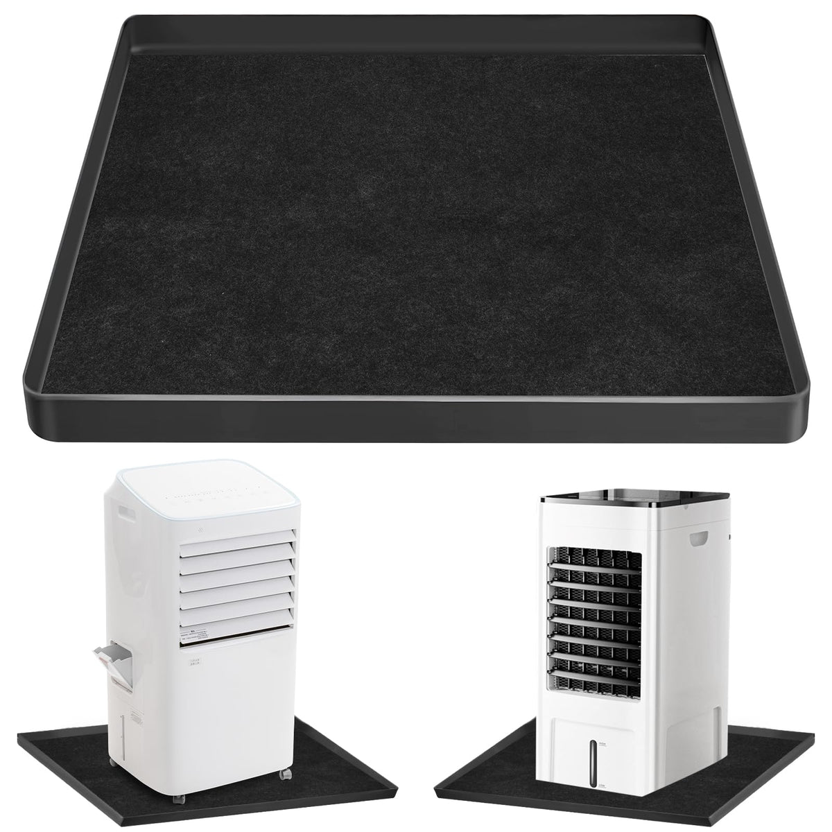 Portable AC Drip Pan with Water Absorption Pad -23.6" x - Image 1
