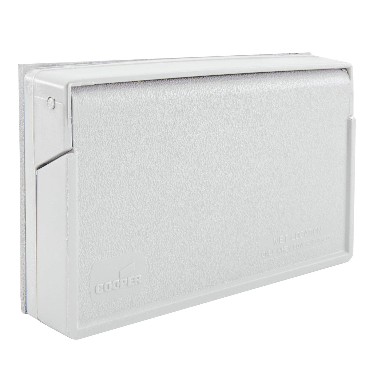 RecPro RV Exterior GFCI Outlet Cover Plate | Weatherproof | White - Image 1
