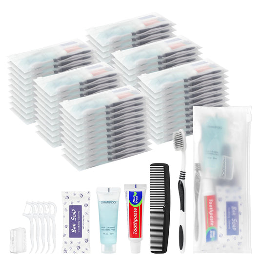 Bulk Travel Hygiene Kit Individually Wrapped Toiletry Set - Image 1