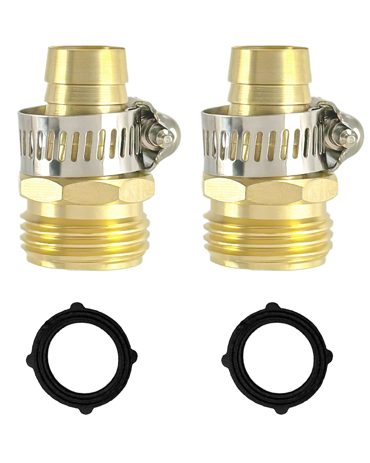 2-Pack Garden Hose Repair Kit for 5/8" Hoses, Heavy-Duty | Home Repair - Image 1