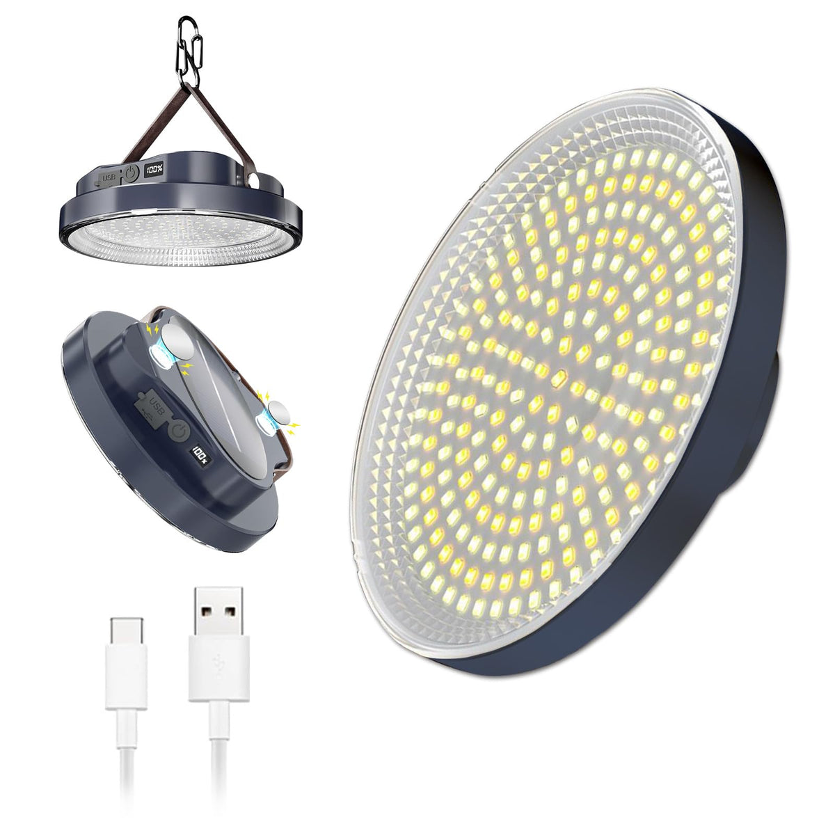 Portable Camping Lights Rechargeable,5000LM Led Tent Light - Image 1