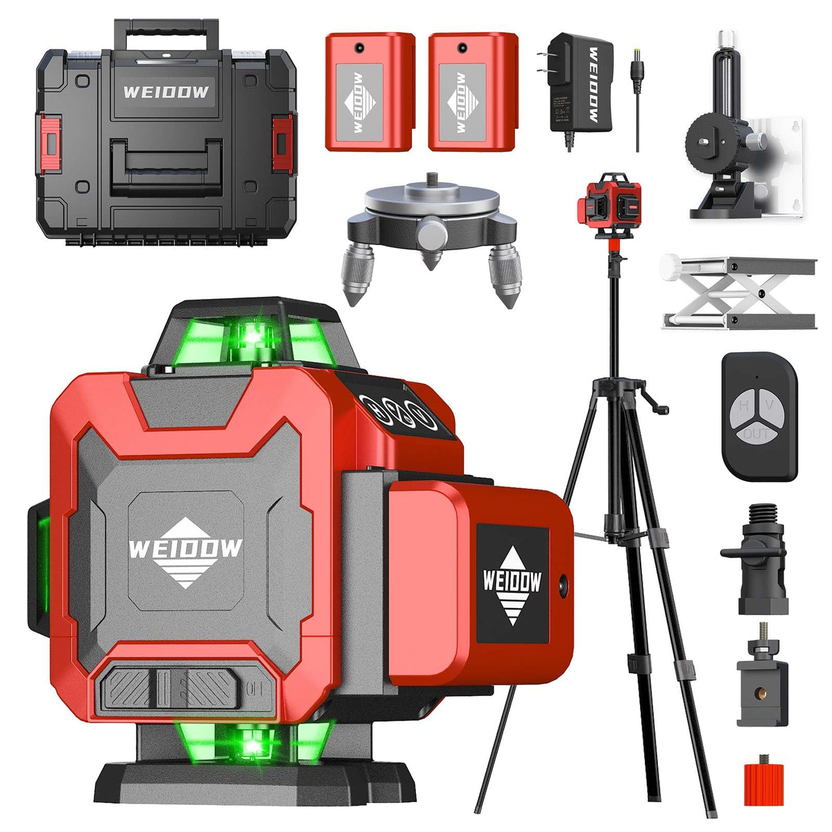 Laser Level Kit, Plastic & Aluminum - Image 1