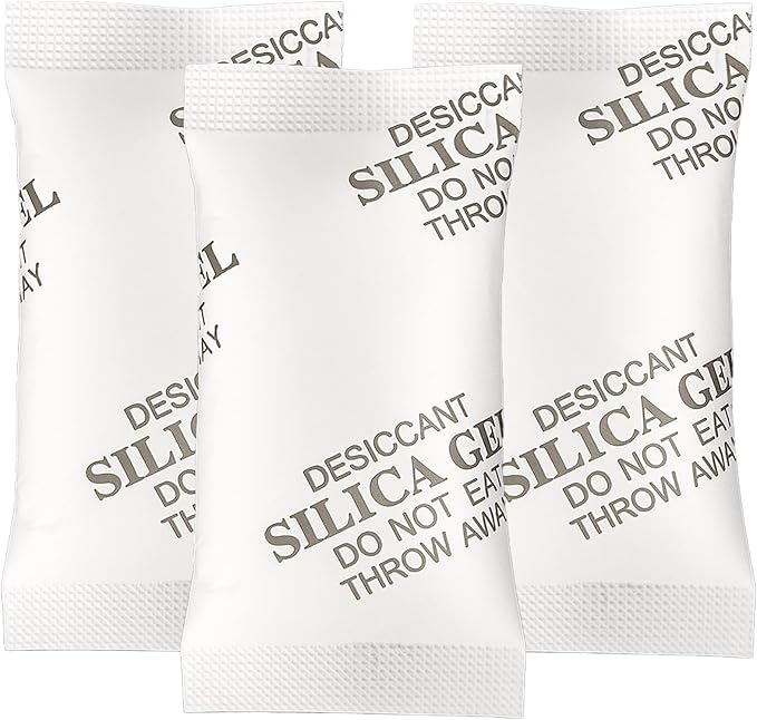 MakMeFre 2Gram(250Packets) Food Grade Moisture Absorbers Silica Gel Packs Desiccant for Moisture Storage Control