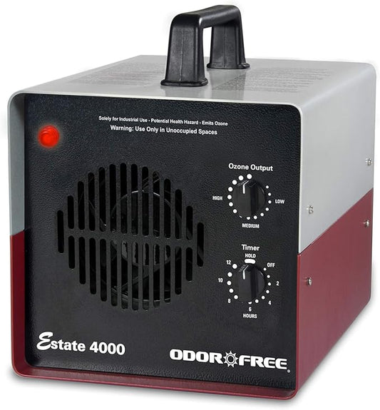 Estate 4000 Ozone Generator for Eliminating Odors from Large Homes & Offices, Townhouses and Commercial Spaces at their Source - Easily Treats Up To 4000 Sq Ft
