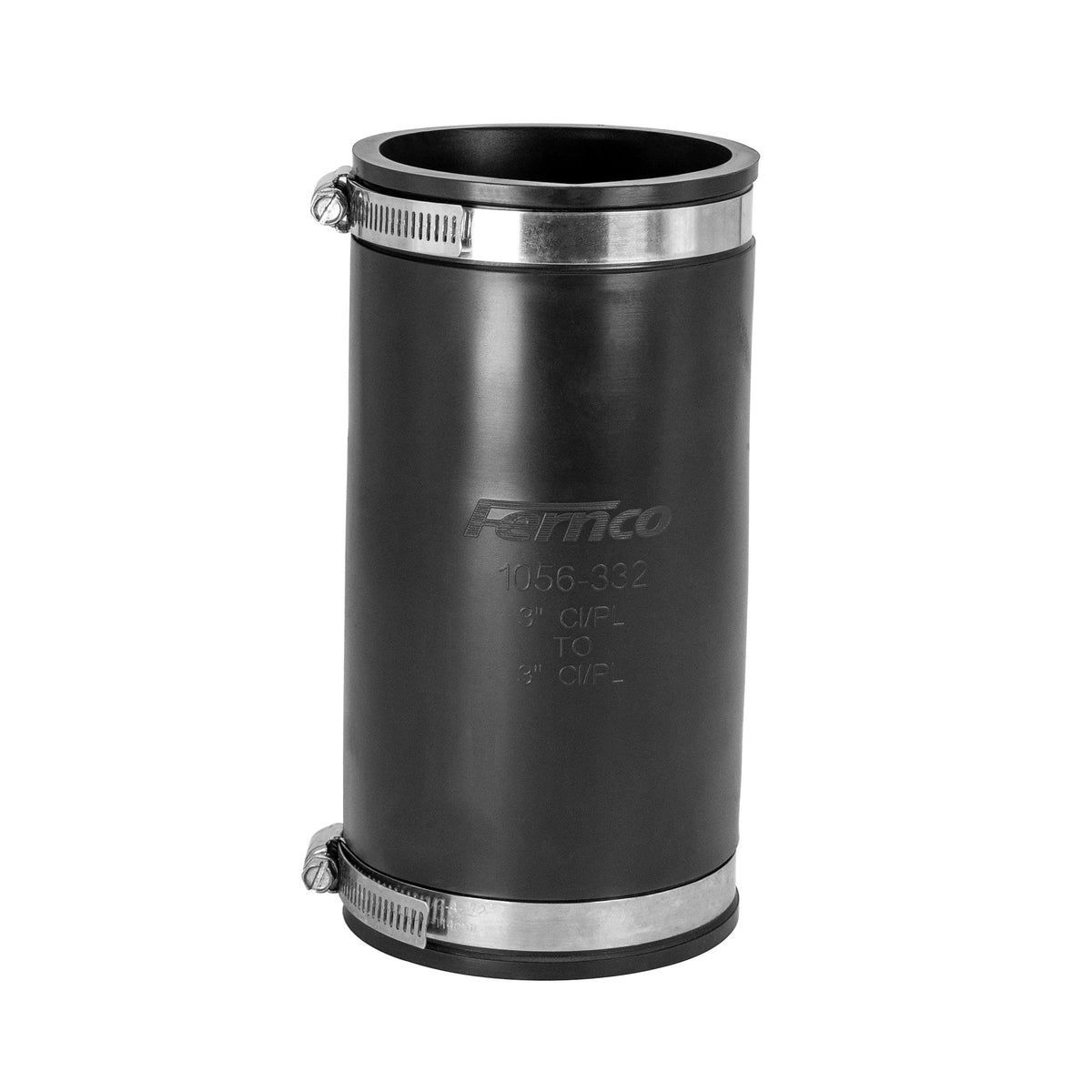 Fernco XL 1056-332 Flexible Pipe Coupling 3” – Extra-Long - Image 1