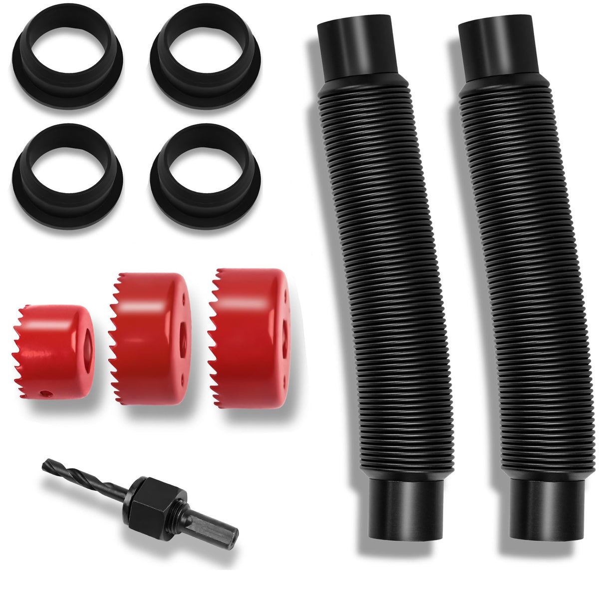 Rain Barrel Hose Connector Kit, Linking Rainwater Overflow - Image 1