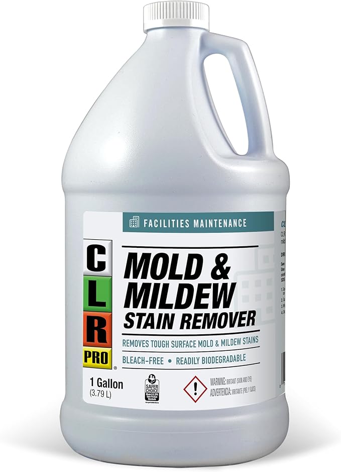 PRO Heavy Duty Mold & Mildew Remover - EPA Certified Bleach-Free Formula, 1 Gallon