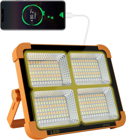 Portable LED Solar Work Light 100W 16500mAh 10000LM - Image 1