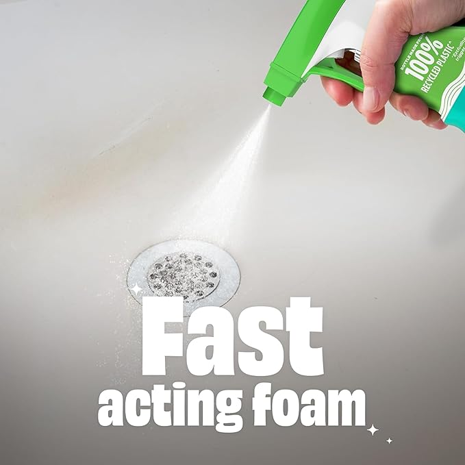 Scrubbing Bubbles Easy Clean Foaming Bleach-Free Bathroom All Purpose Cleaner, Cleans Limescale, Dirt and Grime on Showers, Sinks, Toilets, Tiles, Counters, 32oz Spray (Pack of 2)