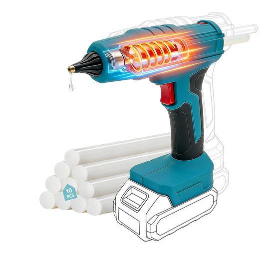 Cordless Hot Glue Gun for Makita 18V Battery, Auto Dispensing - Image 1
