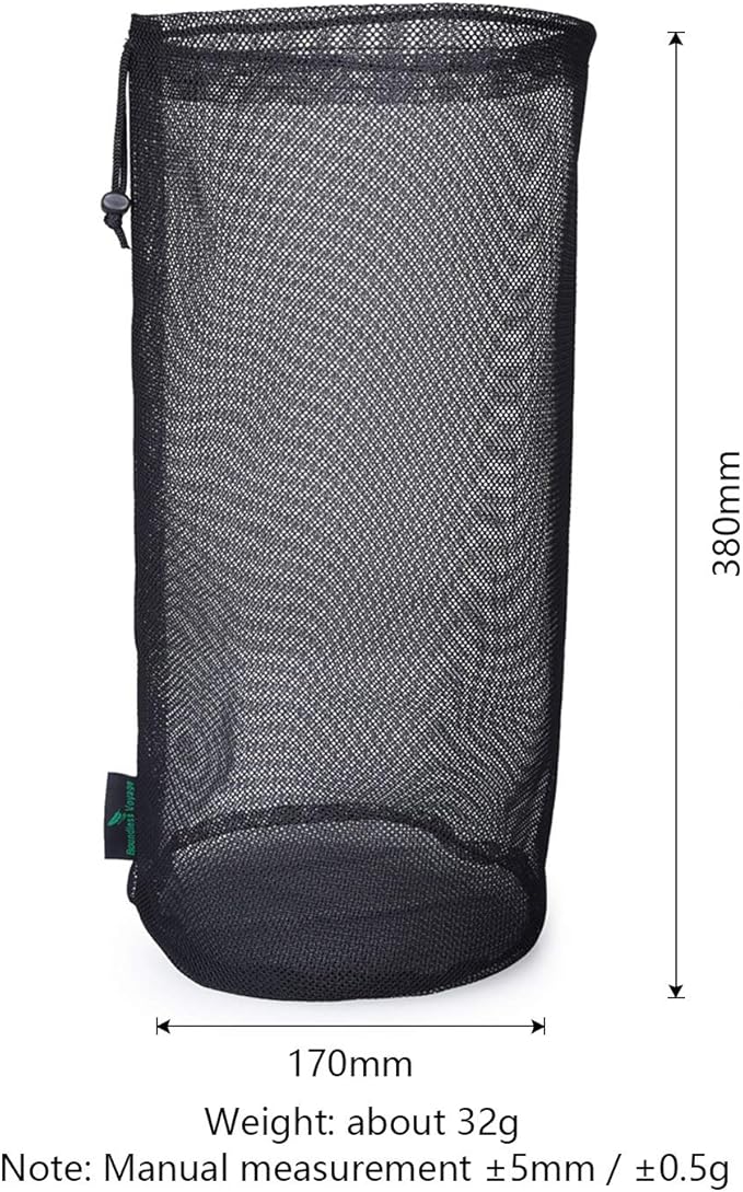 iBasingo 5pcs Nylon Mesh Bag Stuff Sack Golfball Pot Outdoor BVP05