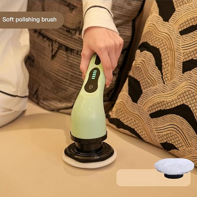 Electric Spin Scrubber, Waterproofing Cordless Cleanings Brush Scrubber for Home, 9 Replaceable Brush Heads for Bathroom Shower Bathtub Glass Car for Bathtub Window
