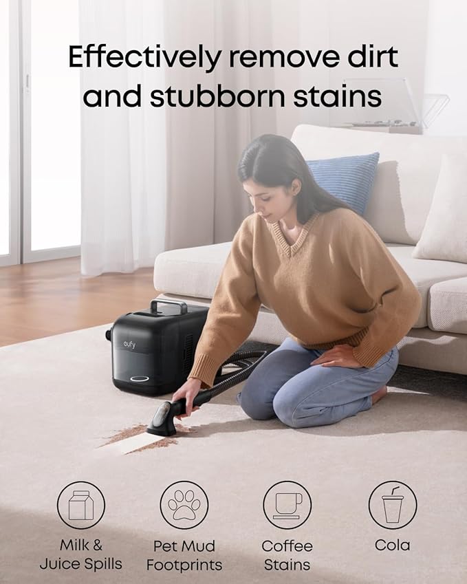 eufy Fabric Cleaner, Ready to Use, 473 ml, Fabric Cleaner, Safe, Compatible with E28