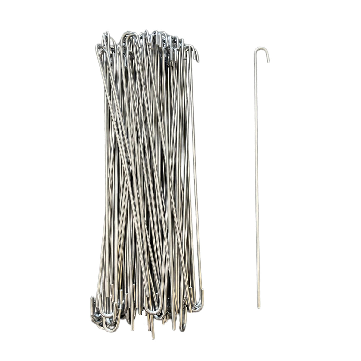 10 inch 100-Pack Chain Link Fence Ties, Heavy Duty 11 | Home Repair - Image 1