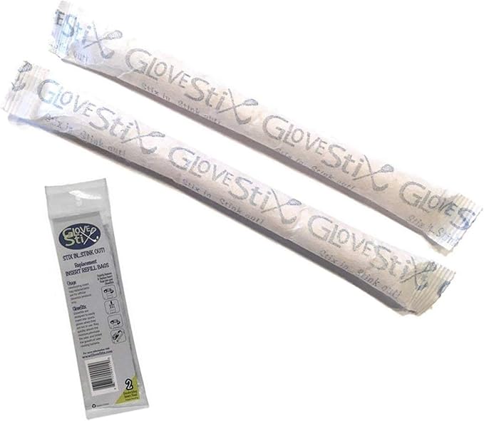 Refill Bags for GloveStix & StankStix Shoe Deodorizer, Odor Eliminator for Hockey & Lacrosse Gloves, Boxing & Soccer Gear, Gym Bags & Sports Equipment. As Seen on Shark Tank (2 Ct, Pk of 1)