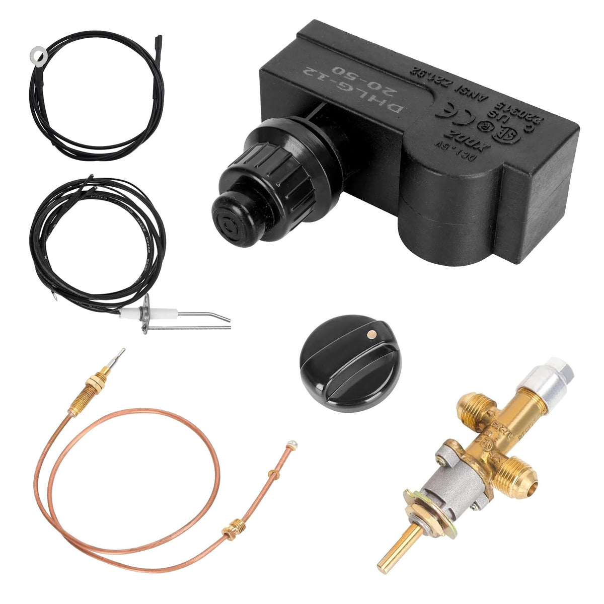 Gas Fireplace Fire Pit Flame Failure Safety Control Valve Kit - Image 1