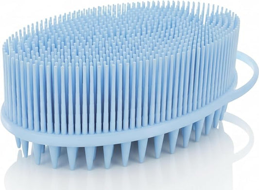 Avilana Premium Scalp Massager Shampoo Brush - Trusted Since 2017 - SGS Certified Silicone Scrubber, Soft Bristles All Hair Types, Gentle Scalp Exfoliation Hair Care Women Men Color Treated