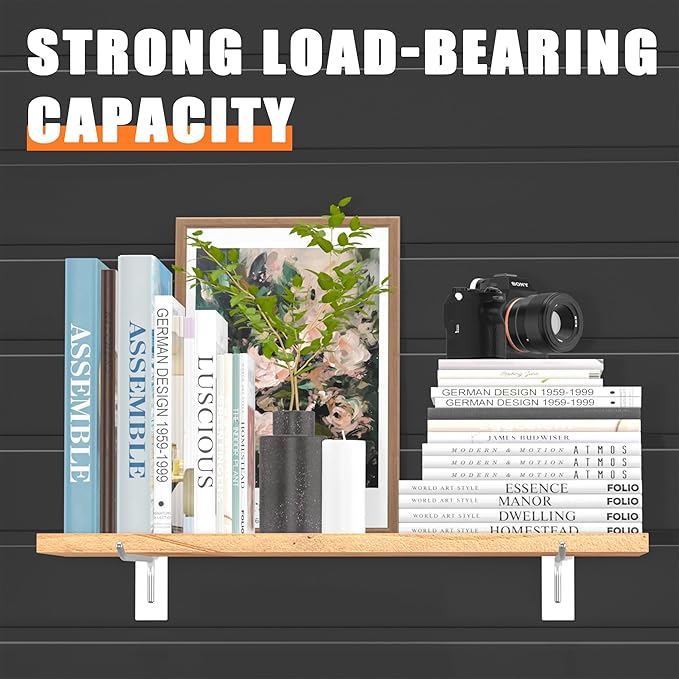 8”Slatwall Hooks,Silvery Slat Wall Display Hook, 25 PCS Slat Wall Panel Accessory Hooks