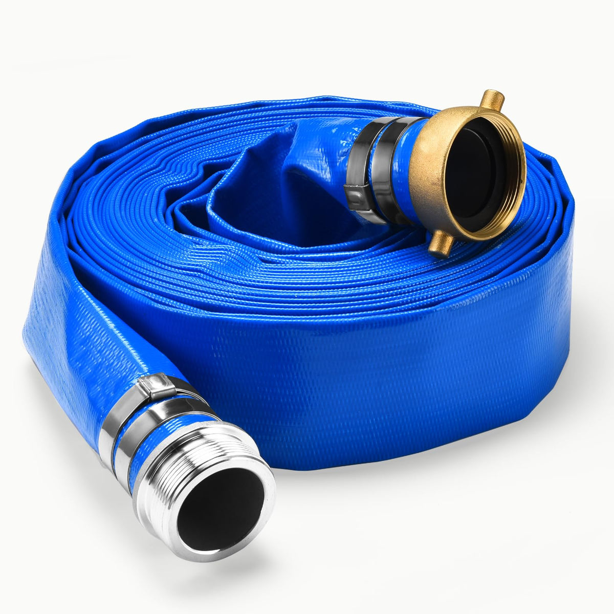 2" x 100 ft Discharge Hose for Swimming Pools, Heavy Duty PVC Lay - Image 1