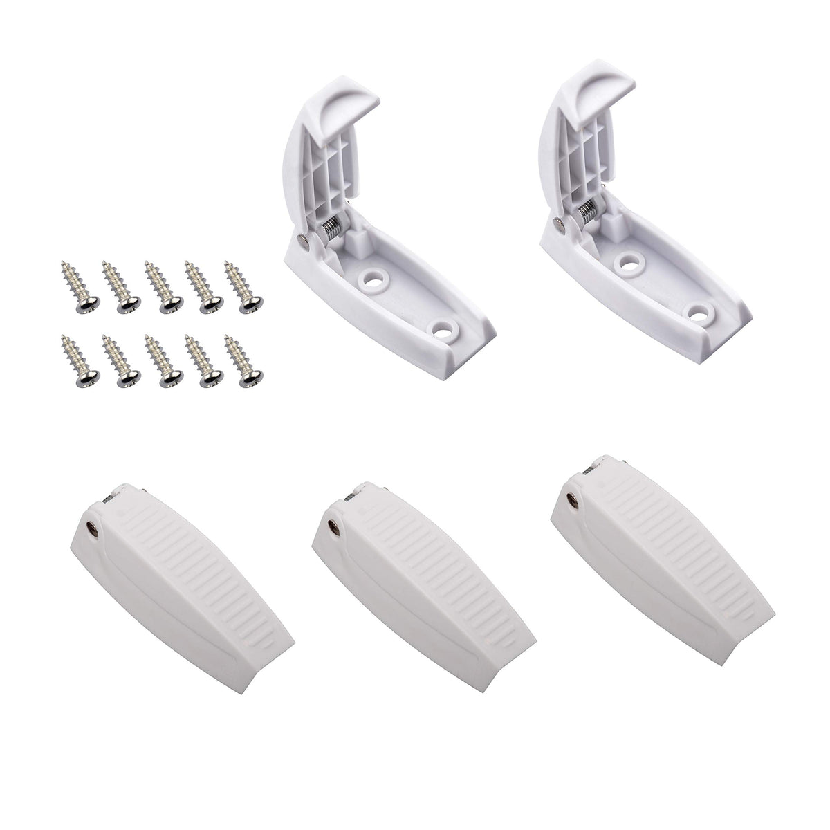 RVGUARD RV Door Holder, 5Pcs White Camper Door Catch - Image 1