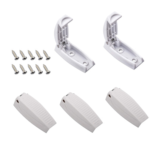 RVGUARD RV Door Holder, 5Pcs White Camper Door Catch - Image 1