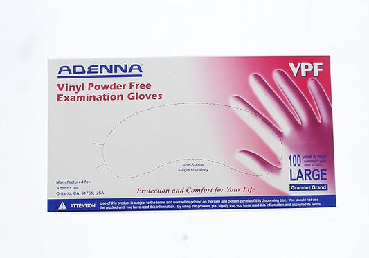 Adenna Vinyl Powder Free Examination Gloves (VPF236)