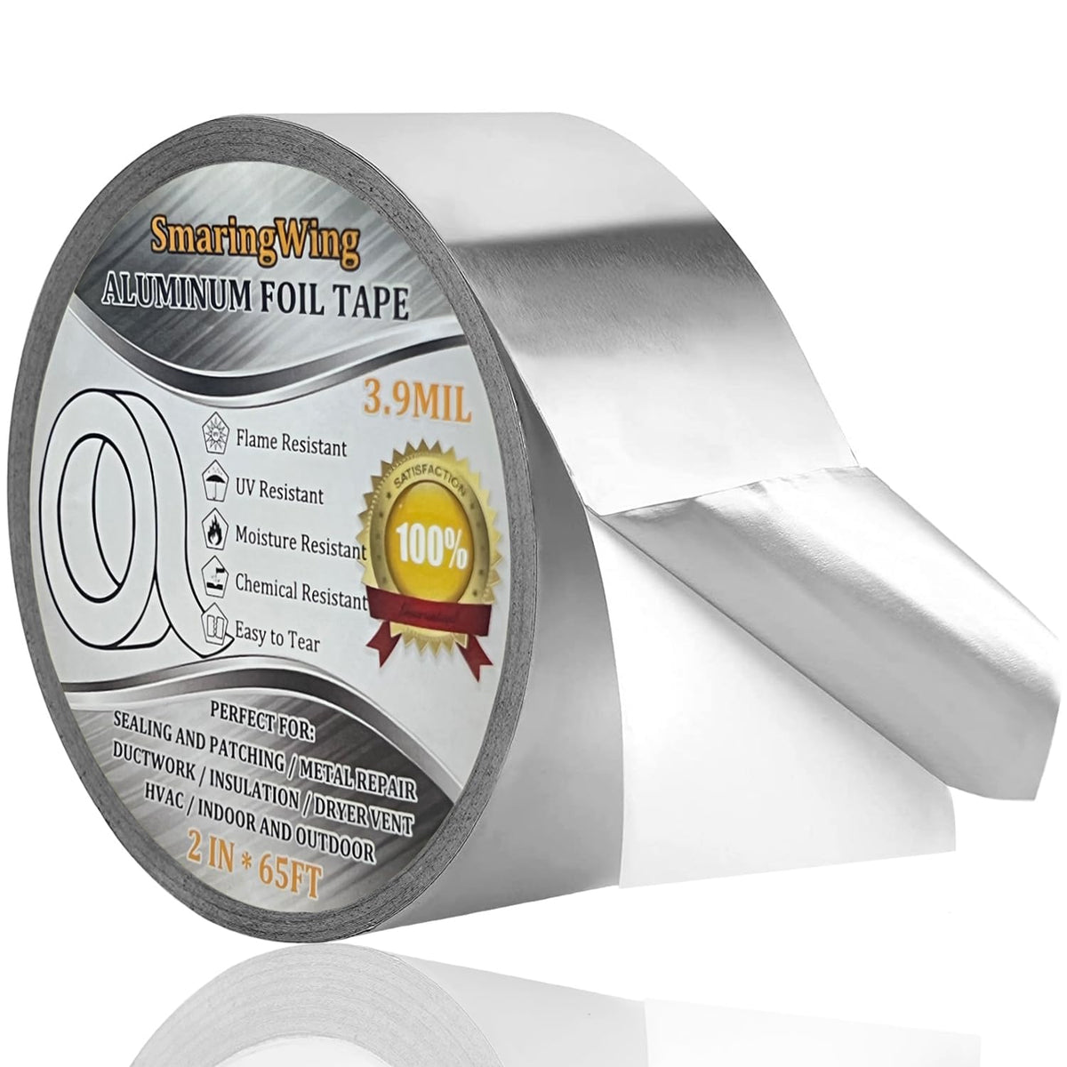 Aluminum Foil Duct Tape Heavy Duty Waterproof, Premium - Image 1