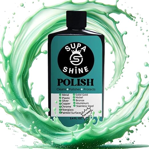 Metal Polish Cleaner for Chrome, Brass, Plastic, Aluminum, Copper, Rust, Fiberglass, and Stainless Steel